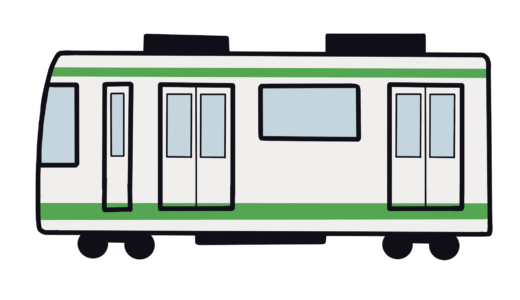 『電車』のフリーイラスト